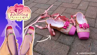 I made Genevieve's shoes from Barbie and the 12 dancing princesses 💖 DIY tutorial
