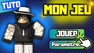 Comment créer un MENU sur ROBLOX ?
