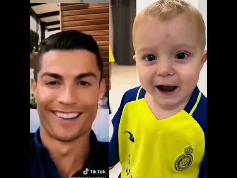 Ronaldo reaction on Baby siuuuu #shortsfeed #viral #football #ronaldo