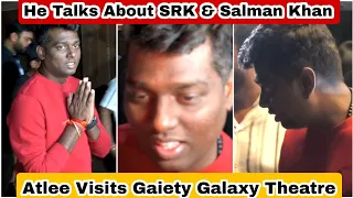 Jawan Director Atlee Visit Gaiety Galaxy Theatre In Mumbai And Talks About Working With SRK & Salman