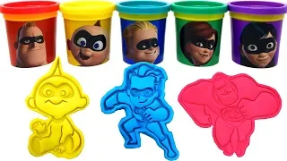 Play-Doh Mr. Incredible, Elastigirl, Violet, Dash, Jack-Jack, and Parr are the surprise toys.