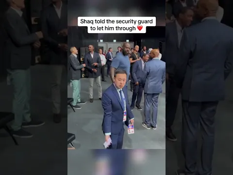 Respect to Shaq for this ❤️ (via yerkebulanamanzholov/IG) #shorts