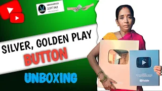 Maa🥰 Finally Silver,Gold play button milgaya🥺❤️|| My youTube journey ||#yt #silverplaybutton