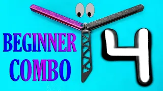 Beginner Balisong Combo #4- Sidekick/Roll/Aerial