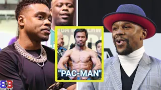 WARNlNG: FLOYD MAYWEATHER REACTION TO ERROL SPENCE FACING MANNY PACQUIAO ! "HE VERY DANG£R0US STLL"