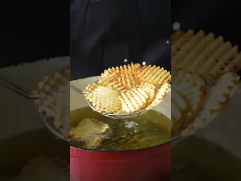 PERFECT Waffle Fries At Home