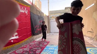 روتين يوم مجلس للامام الحسين عليه السلام