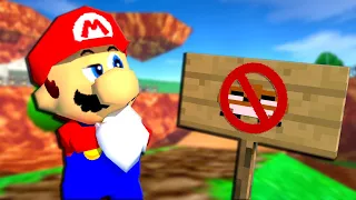 No Goomba-stomping rule - a SM64 blooper (Mario Animation)