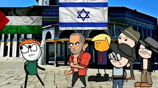 فلسطين وإسرائيل والحل الوحيد للقضية الفلسطينية !!