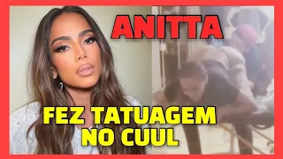 Anitta explica a tatuagem que fez no olho do cool (anel de couro)