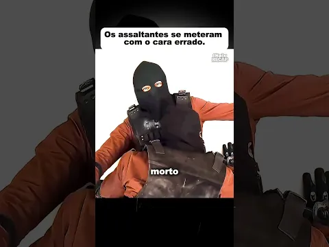 Os assaltantes se meteram com o cara errado. #shorts