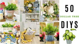 🌿50 DIY DOLLAR TREE SPRING/SUMMER LEMON DECOR CRAFTS 🌿"I Love Spring" ep 13 Olivia Romantic Home DIY