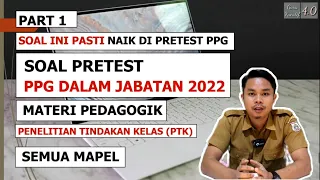 SOAL PRETEST PPG DALAM JABATAN 2022 TERBARU PART 1 PENELITIAN TINDAKAN KELAS