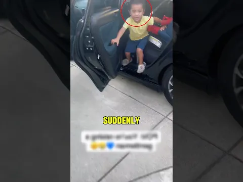 Why Did This Kid Start Yelling and Slamming the Car Door? 😳🚗