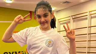 Anil Shariatpanahi karate kata unsu training with sensei nekoofar.Armenia team. آنيل شريعت پناهى