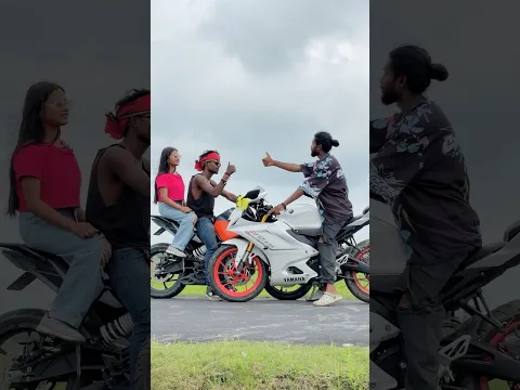 Mere Dono Bikes Ko Ride Pe Jana Hai 🏍️❤️ || Duke 250 & R15 v4 🔥 #shorts #ktm  #youtubeshorts