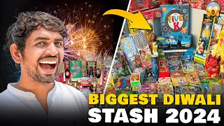 Diwali 2025 Crackers Stash 🤯 ₹5,00,000 के पटाखे 🧨