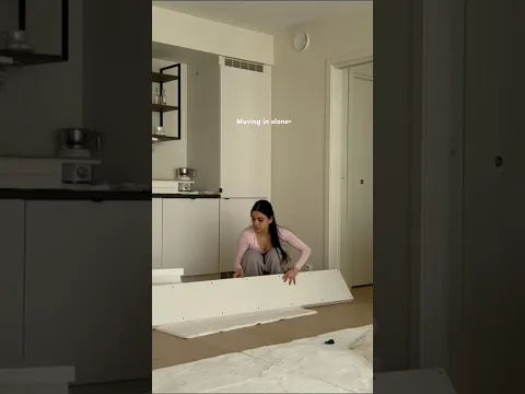 Moving in alone💗🎀
