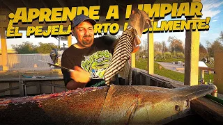 Limpieza y Fileteado de Pejelagarto: Guía Paso a Paso
