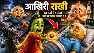 #रक्षाबंधन में आलू भाई का भयानक Accident! 😭🌶️ बहन ने राखी बांधकर बचाई जान | Raksha Bandhan Story