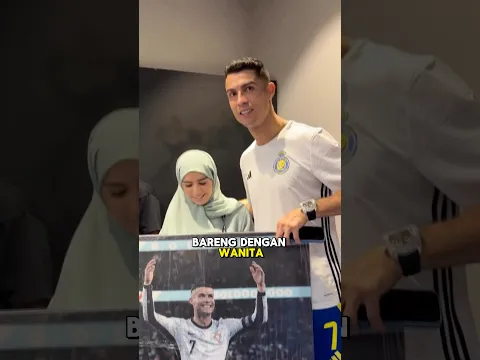 Ronaldo selalu menghargai karya fansnya😄