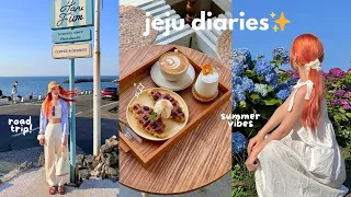 6 days in jeju 🍊🌊 everything we ate 🍜 dreamy stays, cafe hopping 🍵 road trip, reunion!