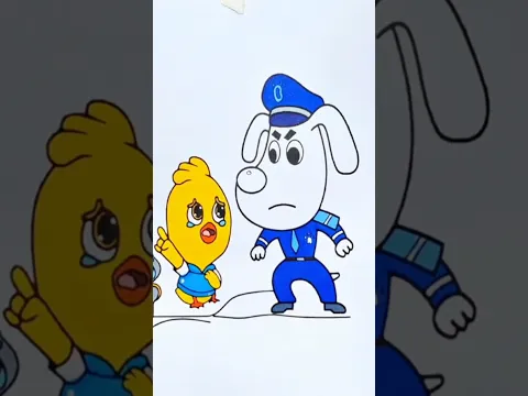 Safety Sheriff Labrador 👮‍♂️ #labrador #sherifflabrador #babybus #shorts #shortsfeed #shortsviral
