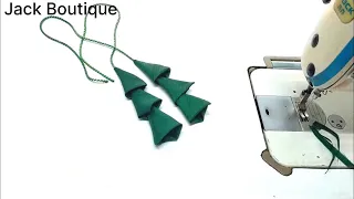 3 layer wali dori latkan // triple layer easy latkan design || make fabric latkan // easy 2023 ?