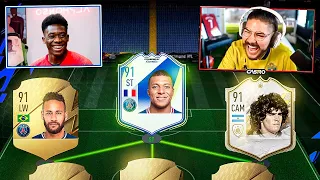 I PLAYED ALPHONSO DAVIES ON FIFA 22!! HE HAS VIP MBAPPE!!