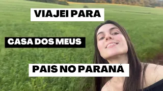 Viajei pra casa dos meus pais no Paraná✈️ #vlog #agro #viagem #roça
