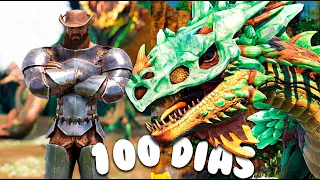 SOBREVIVÍ 100 DÍAS en ARK: CRYSTAL ISLES (HARDCORE)