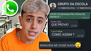 INVADINDO GRUPOS DE ESCOLA 📖(no Whatsapp)
