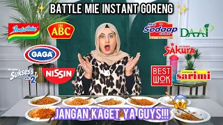 TASYI BATTLE MIE INSTANT GORENG - JANGAN KAGET SAMA JUARANYA 😭!