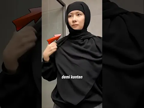 Wanita Korea ini menyamar jadi Muslimah