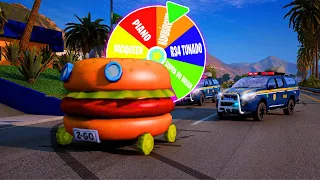 FUGA PORÉM A ROLETA DECIDE QUAL CARRO EU DOU FUGA