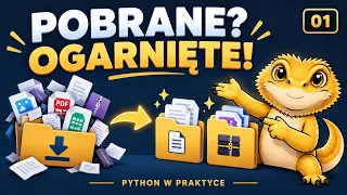 Python porządkuje folder Pobrane — podgląd i potwierdzenie | Python w praktyce 01