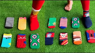 Which socks are suitable for her? 🖐️😲🦶 excellent video #viral #shorts #trending