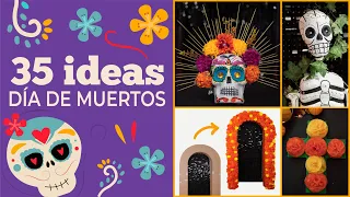 ¡Día de muertos! 😱 HAZ estas 35 Ideas de manualidades Fáciles para tu ofrenda o altar 💀