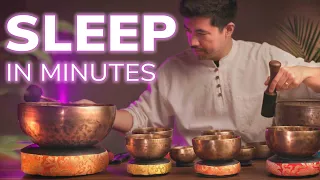 **SLEEP LIKE A BABY** | Tibetan Singing Bowl Sound Bath for Soothing Your Nervous System & Rest