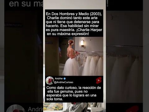 En Dos Hombres y Medio (2003), Charlie dominó tanto este arte que...