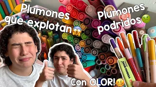 TAG DEL PLUMON 😳🖍 plumones que EXPL0TAN, PODRIDOS Y CON OLOR😱⚠️ | Leo Study