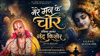     मन मोह लेने वाला भजन | मेरे मन के चोर, रसिया नागर नंद किशोर | shri vidhyabhaskar ji maharaj 