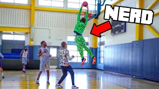 Minecraft Nerd Plays Basketball in the Hood
