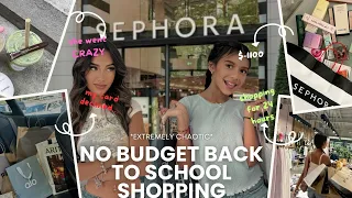 NO BUDGET BACK TO SCHOOL SHOPPING *my card declined…*