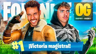 GREFG Y AGUSTIN51 JUEGAN FORTNITE OG y es INCREÍBLE