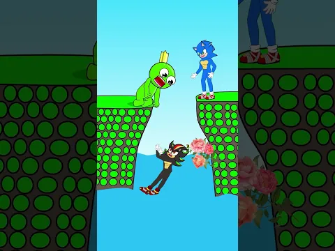 RAWBOW Doesn't Recognize Sonic ! | Funny Animation 🤣🤣🤣 #shorts #animation #story