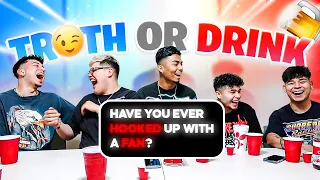 5 BESTFRIENDS PLAY TRUTH OR DRINK!!!