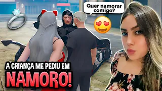 A CRIANÇA ME PEDIU EM NAMORO NO GTA RP 🤣