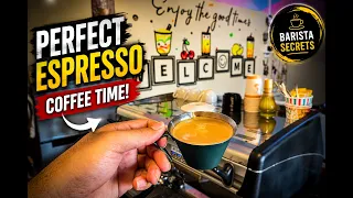 ☕ How to Make the Perfect Espresso at Home | Barista Secrets Revealed! ( EP07 ) #coffee #cafe #chill