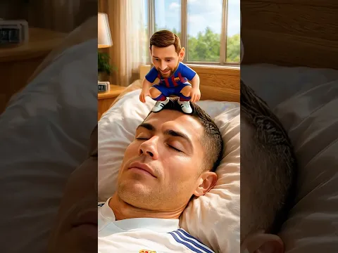 ¡NUNCA has visto a Messi ENTRAR en la cabeza de su amigo Ronaldo💀😱!